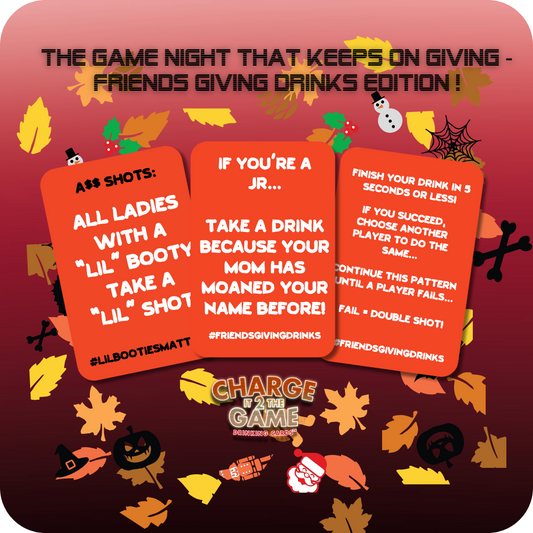 Friends Giving Drinks - Charge It 2 The Game