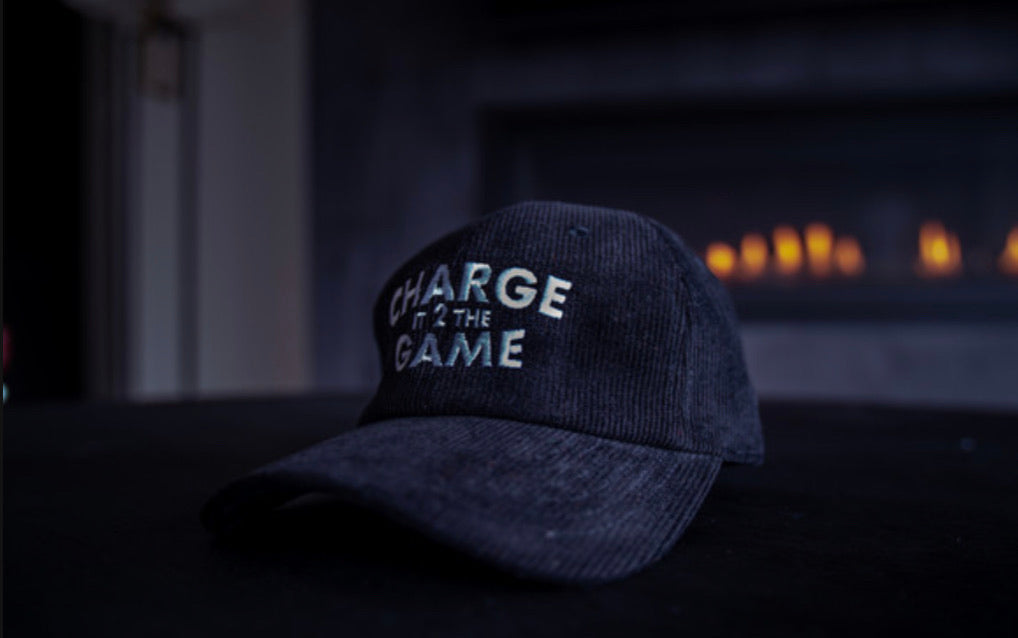 Charge It 2 The Game Embroidered Corduroy Hat - Charge It 2 The Game