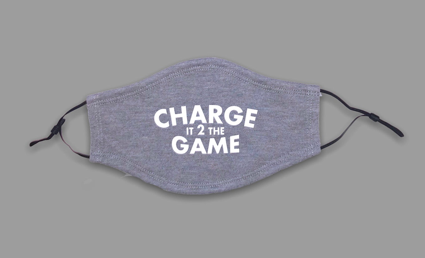 Grey Charge It 2 The Game Mask - Charge It 2 The Game